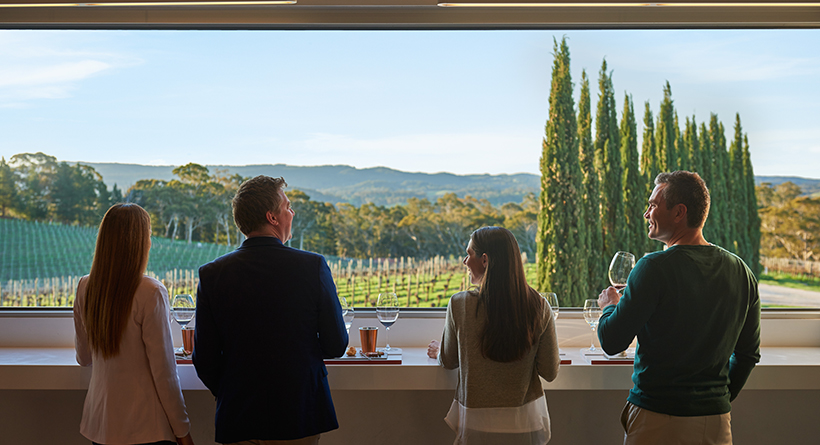 The Lane Vineyard balcony drinks | Halliday Wine Companion